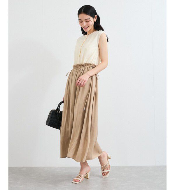 VIS「ウエストリボンドッキングワンピース」|ワンピース|