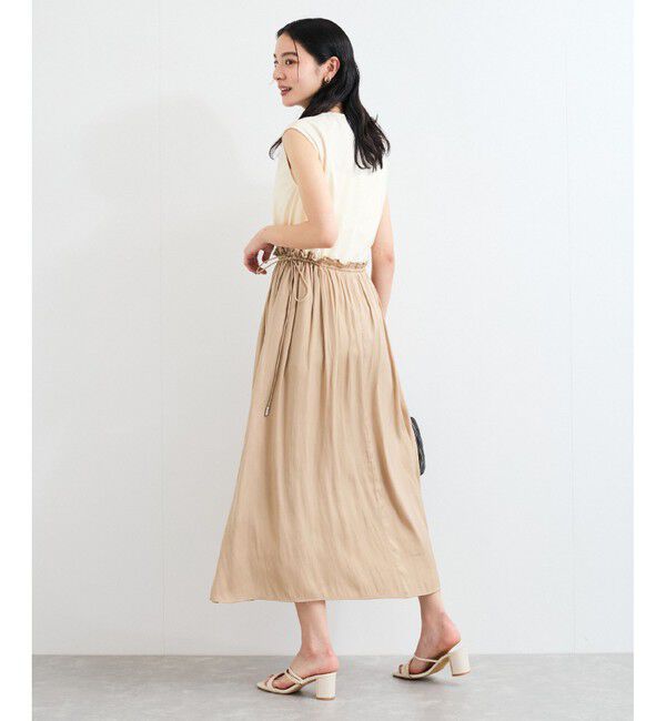 VIS「ウエストリボンドッキングワンピース」|ワンピース|