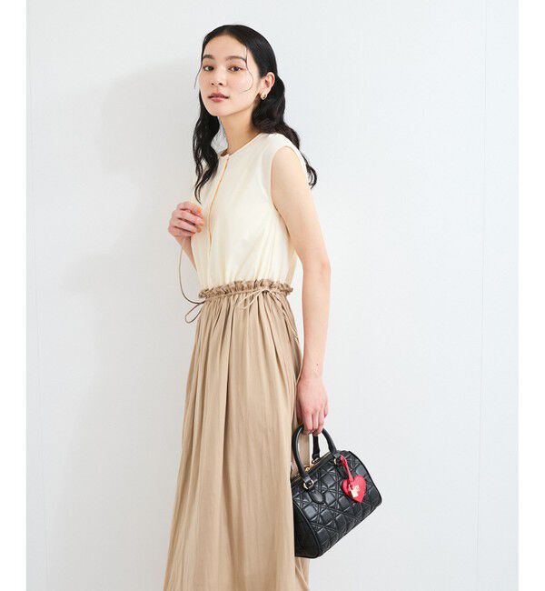 VIS「ウエストリボンドッキングワンピース」|ワンピース|