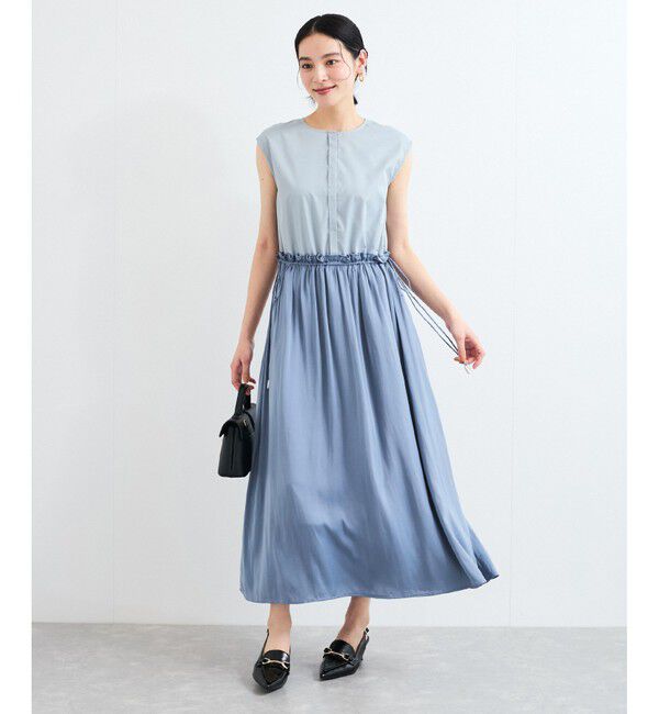 VIS「ウエストリボンドッキングワンピース」|ワンピース|