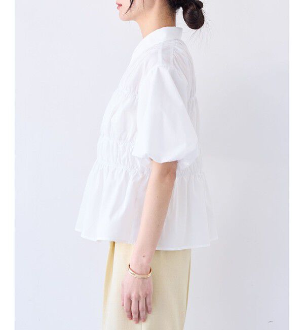 VIS「シャーリングバルーンシャツ」|シャツ・ブラウス|
