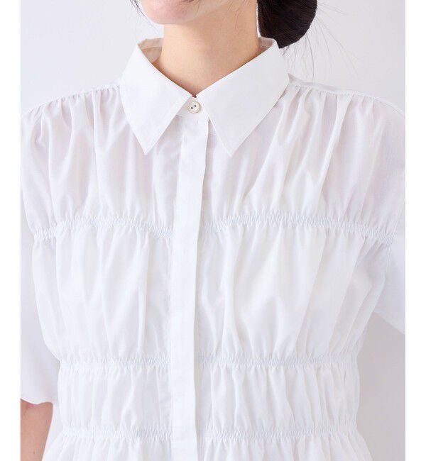 VIS「シャーリングバルーンシャツ」|シャツ・ブラウス|