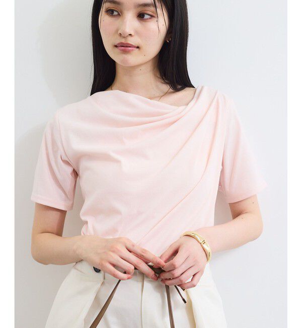 VIS「【夏トク価格】半袖ドレーププルオーバー」|Tシャツ・カットソー|