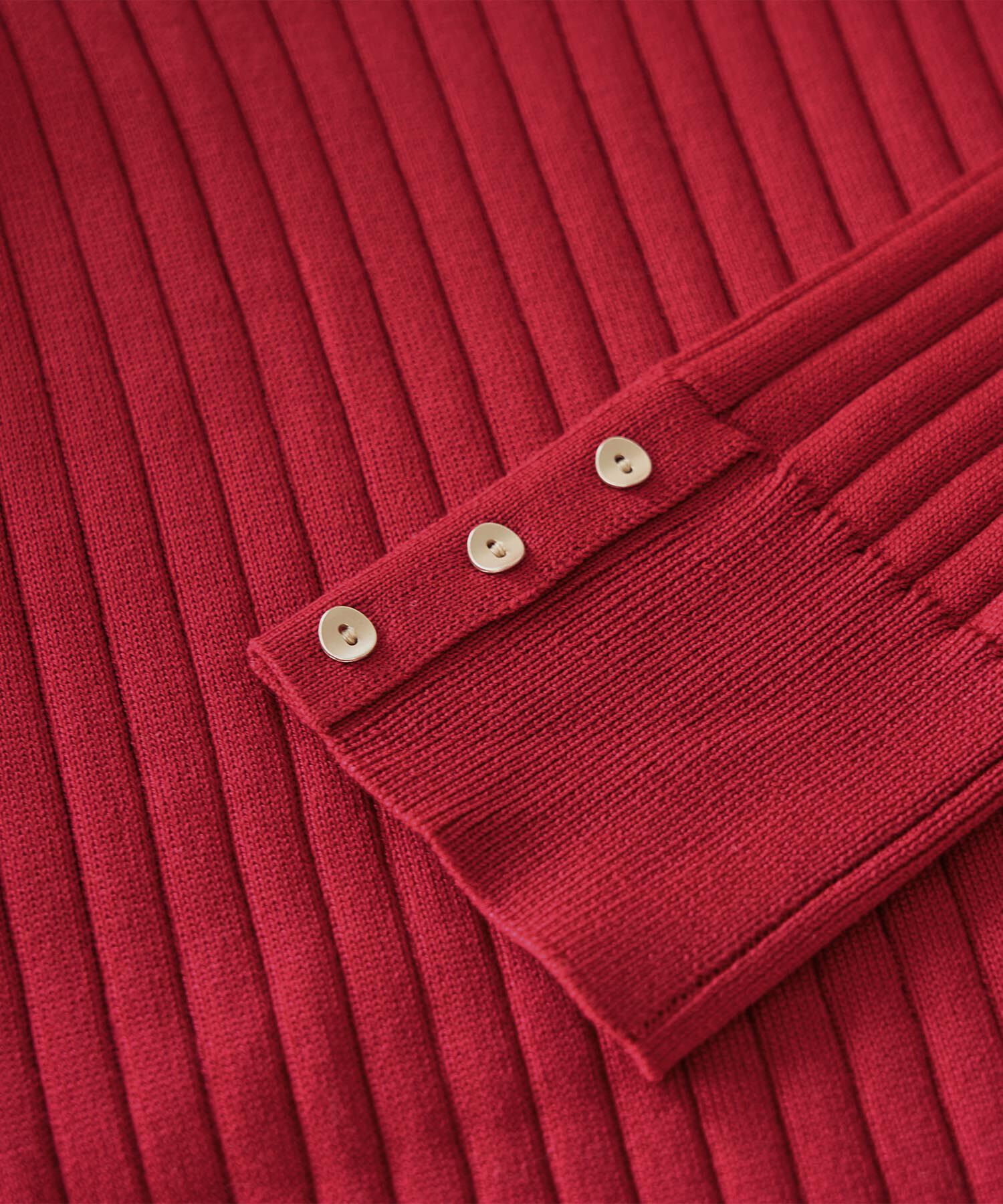 Rope&rsquo;Picnic「BIOGRACE(R)スカラップネックリブニットプルオーバー」|ニット・セーター|