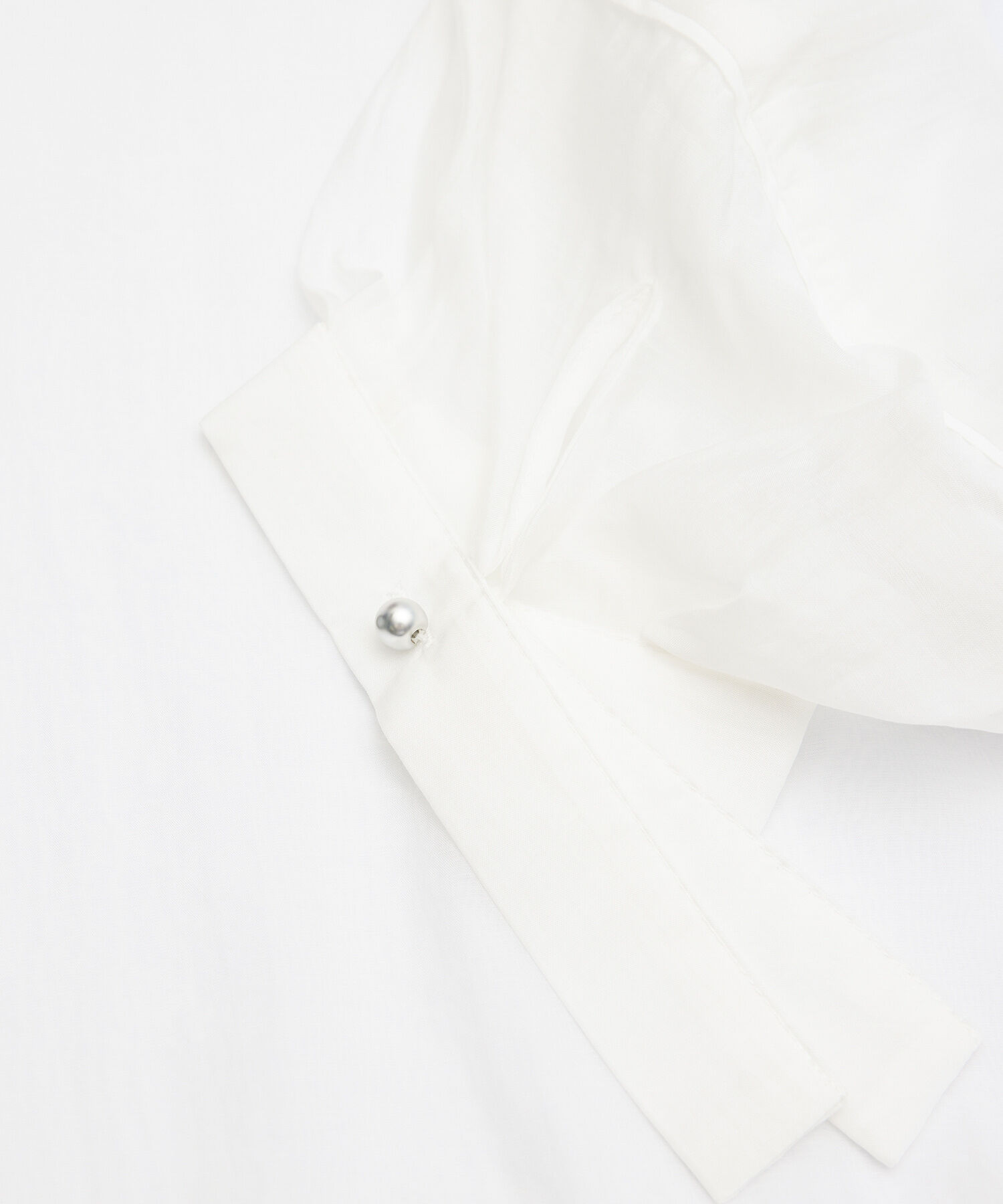 Rope&rsquo;Picnic「【emur/エミュール】シアーフリルカフスブラウス」|シャツ・ブラウス|