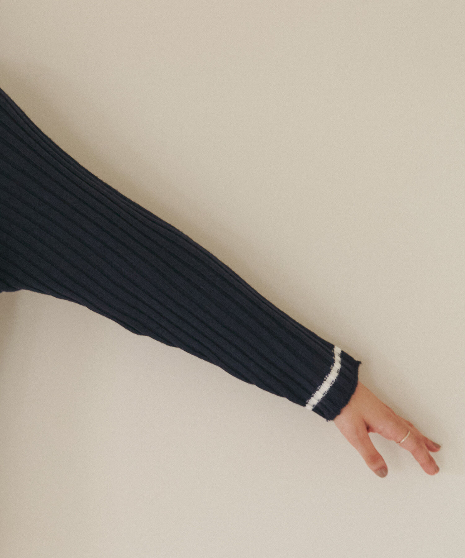 Rope&rsquo;Picnic「【WEB限定カラーあり】アソートリブ切り替えニットプルオーバー/リンクコーデ・新色追加」|ニット・セーター|