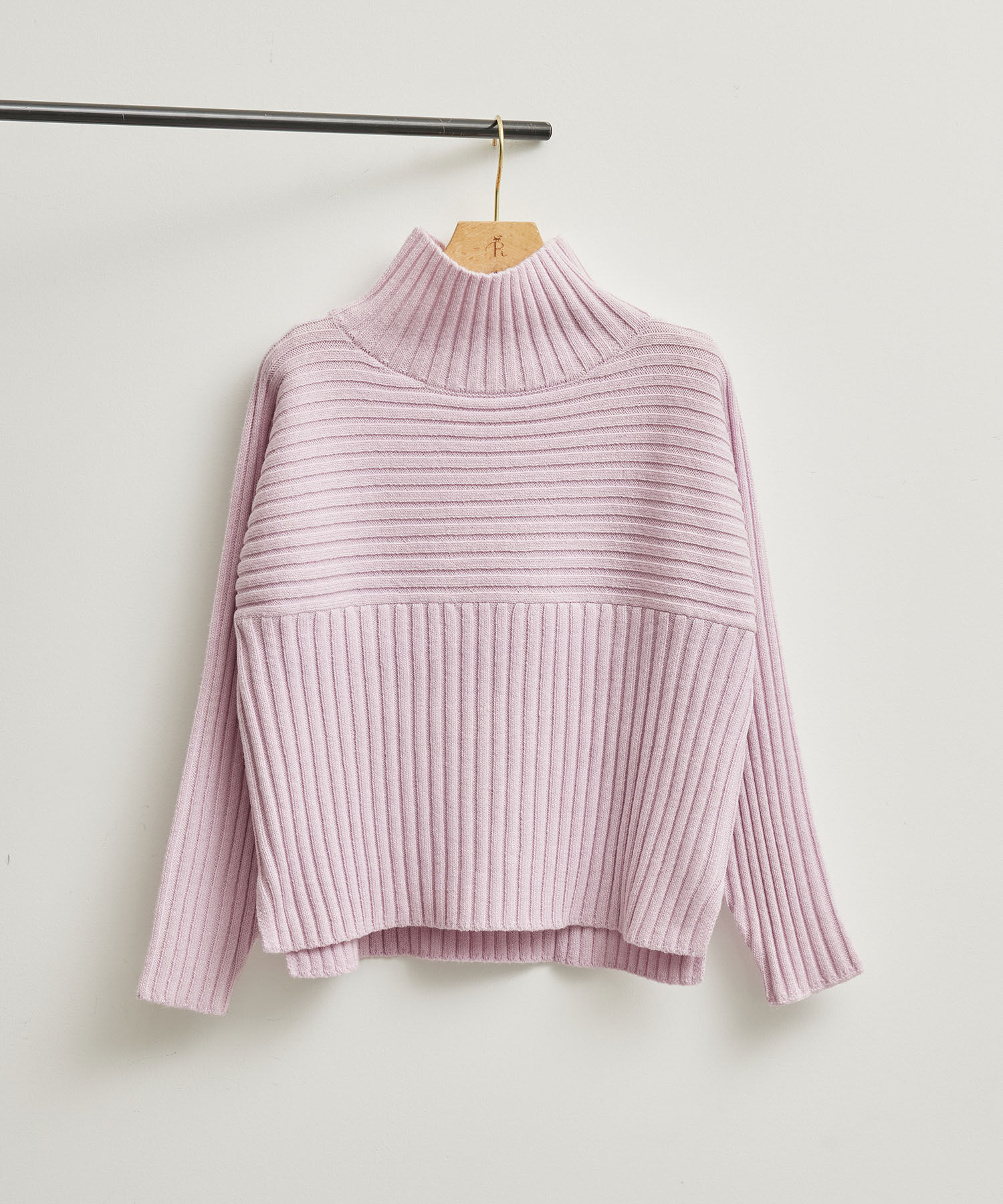 Rope&rsquo;Picnic「【WEB限定カラーあり】アソートリブ切り替えニットプルオーバー/リンクコーデ・新色追加」|ニット・セーター|