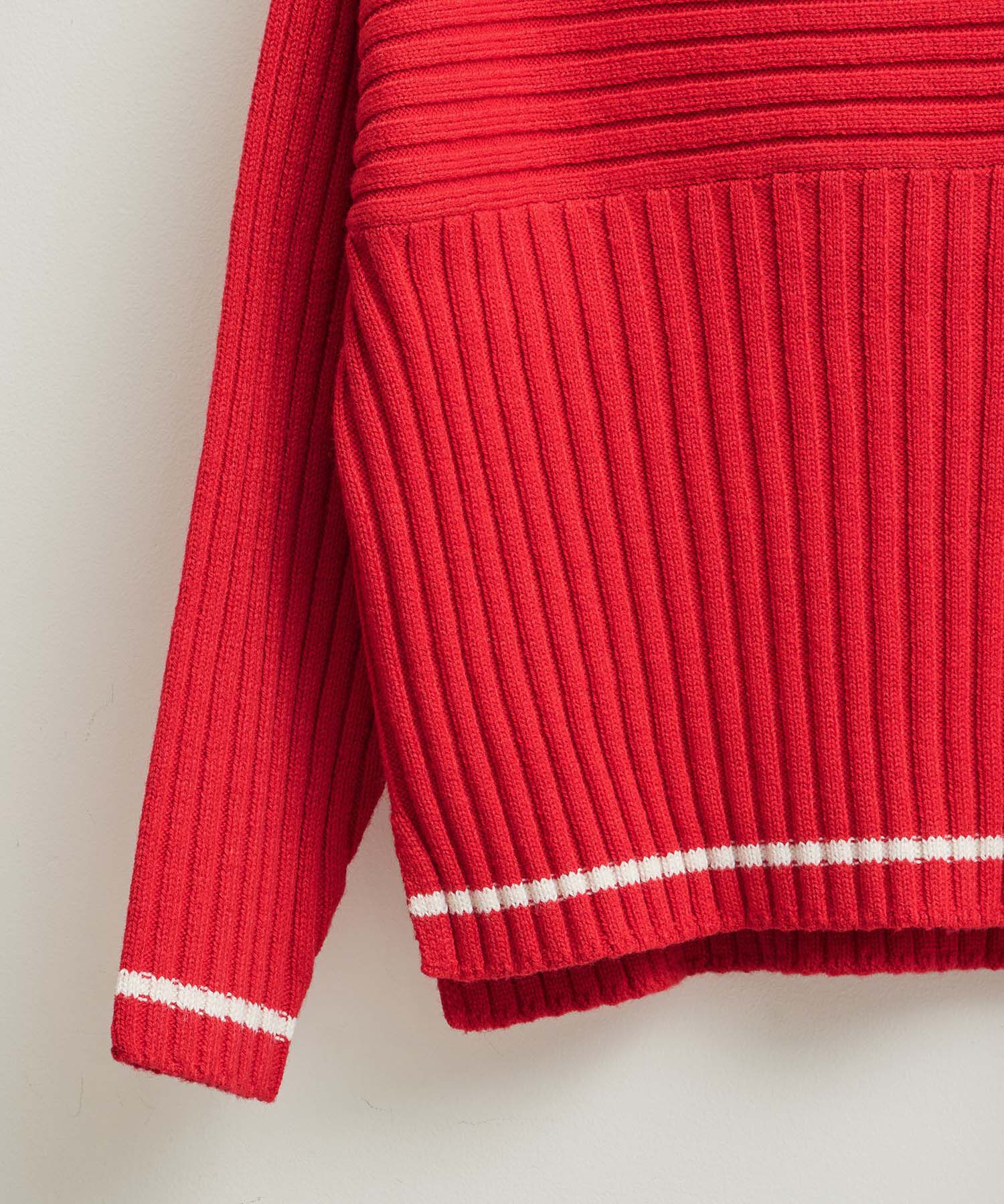 Rope&rsquo;Picnic「【WEB限定カラーあり】アソートリブ切り替えニットプルオーバー/リンクコーデ・新色追加」|ニット・セーター|