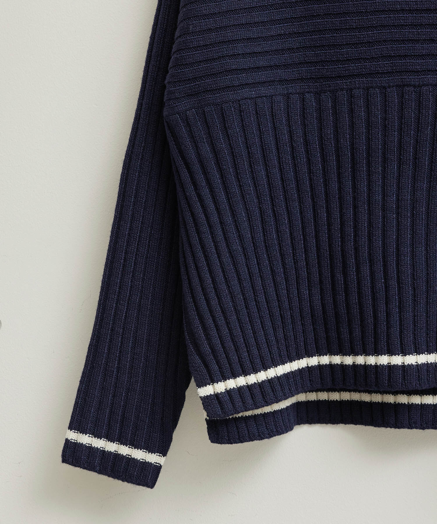 Rope&rsquo;Picnic「【WEB限定カラーあり】アソートリブ切り替えニットプルオーバー/リンクコーデ・新色追加」|ニット・セーター|