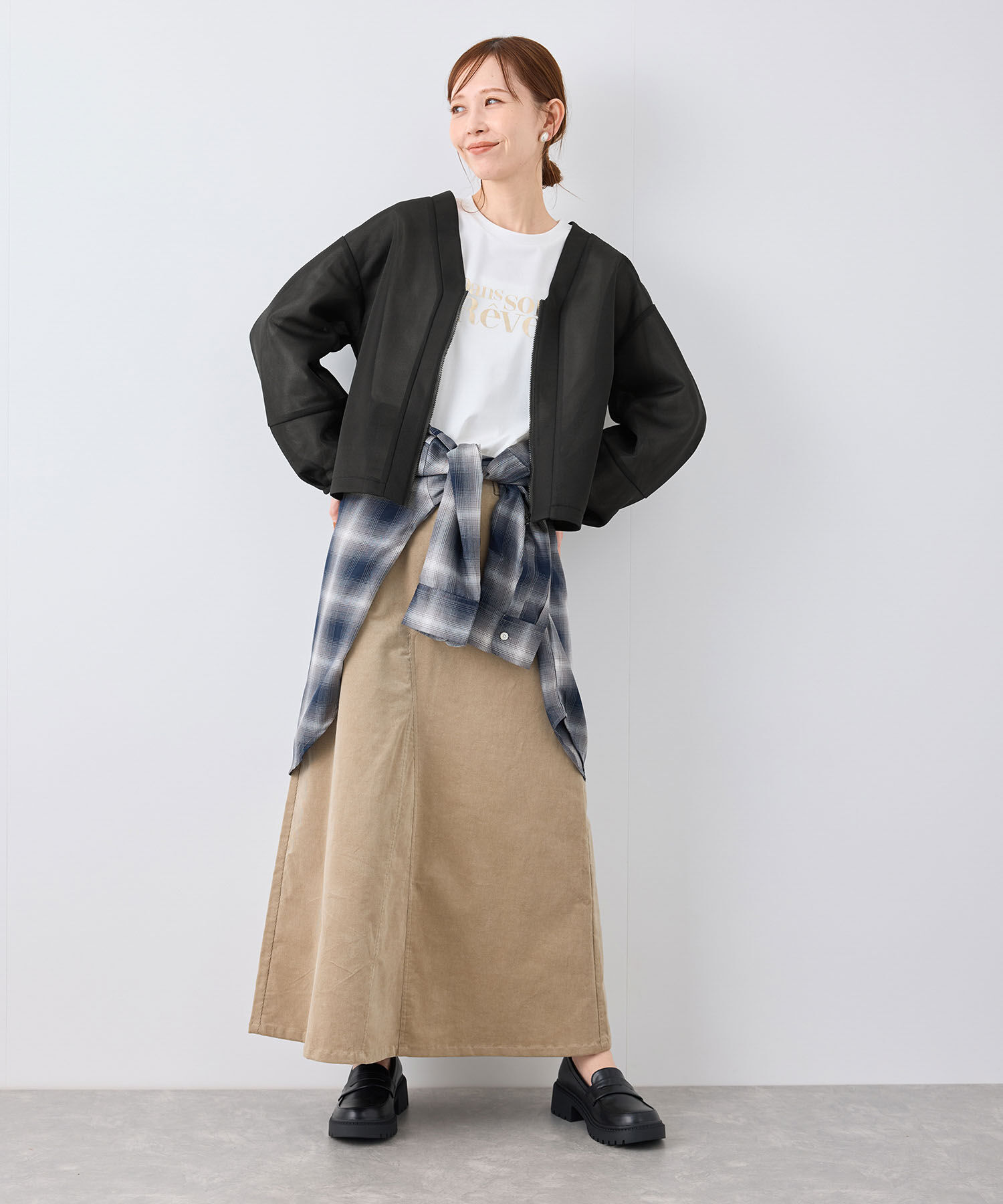 Rope&rsquo;Picnic「シアーダンボールブルゾン」|ブルゾン・スタジャン|