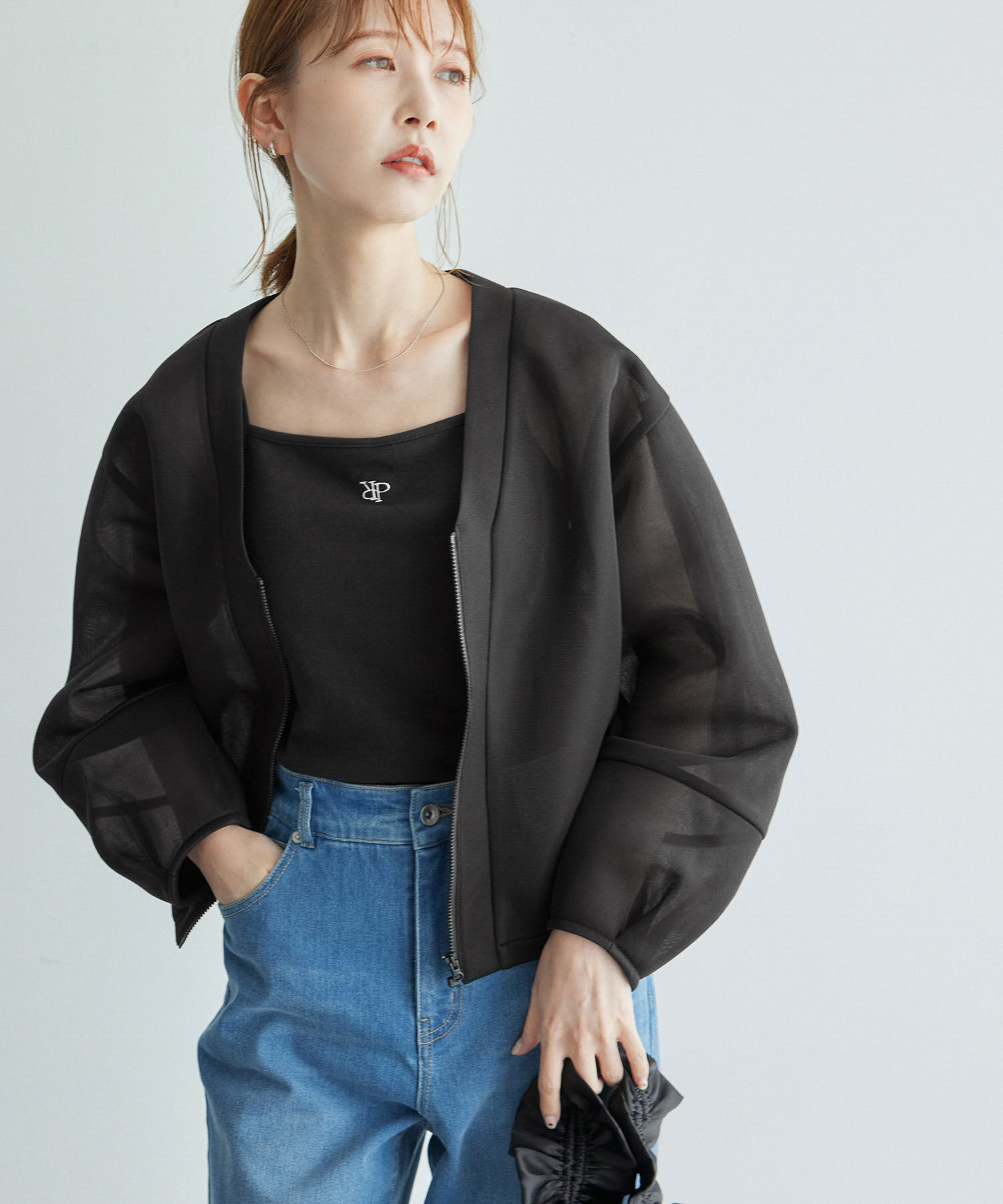 Rope&rsquo;Picnic「シアーダンボールブルゾン」|ブルゾン・スタジャン|