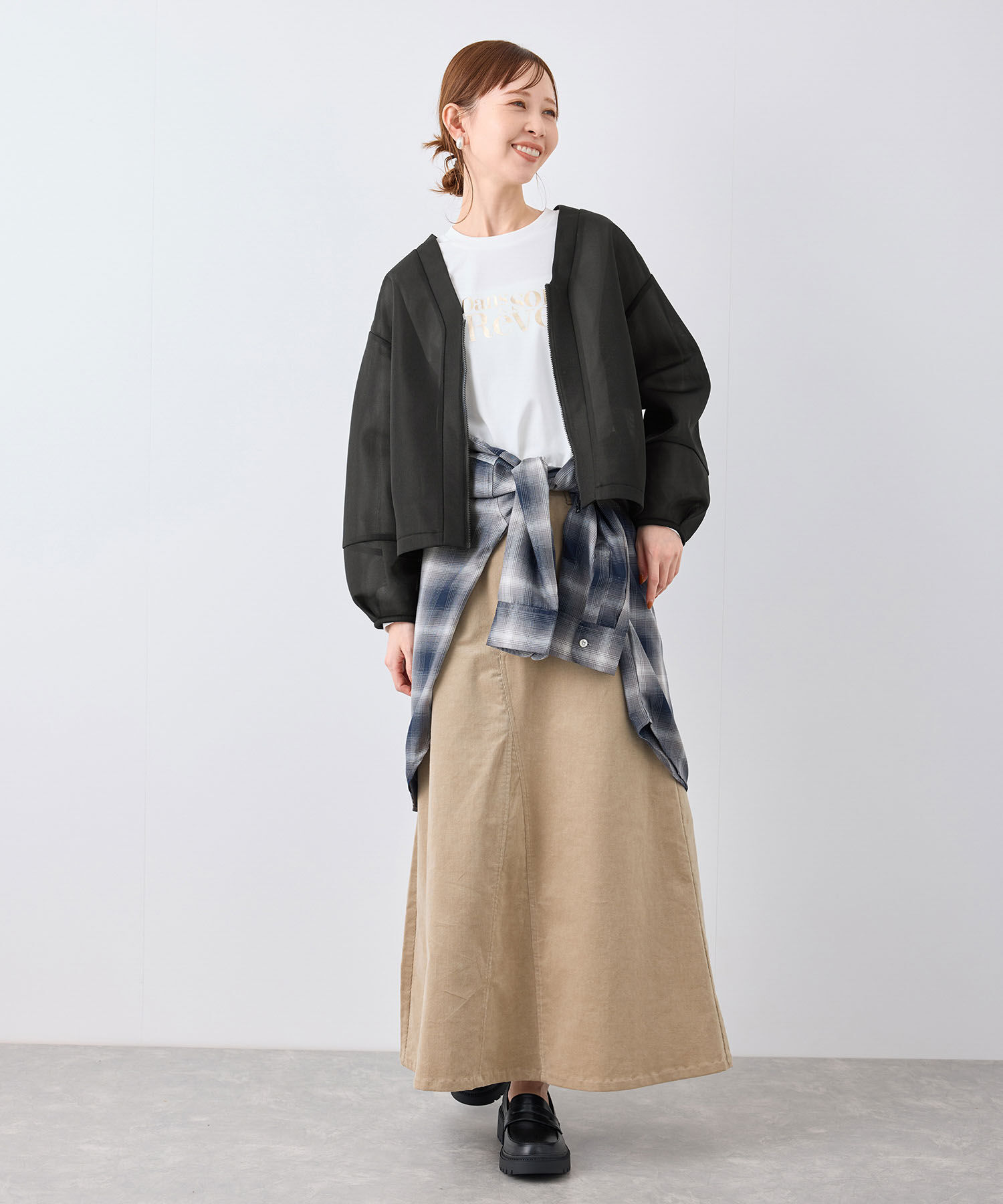 Rope&rsquo;Picnic「シアーダンボールブルゾン」|ブルゾン・スタジャン|