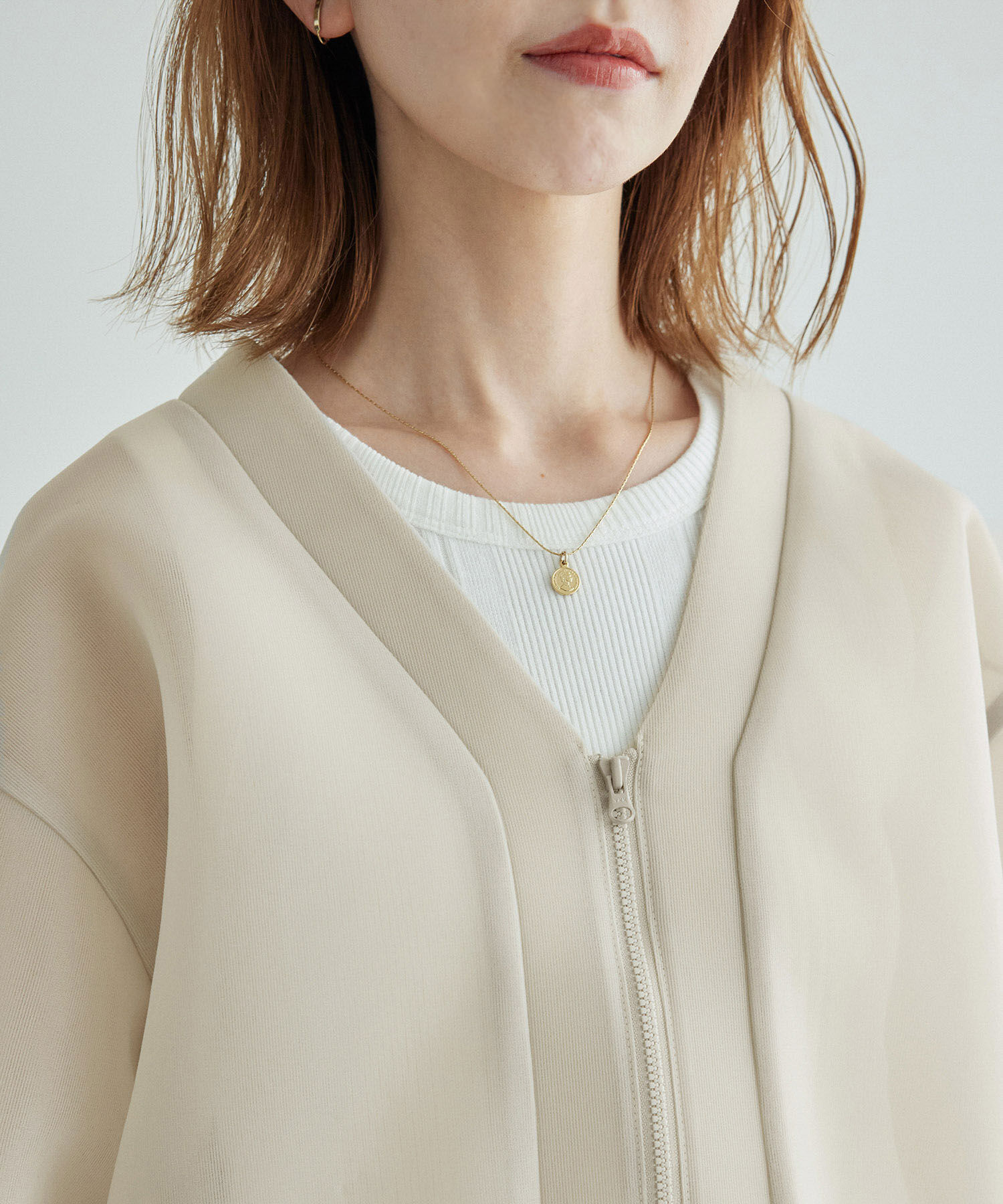 Rope&rsquo;Picnic「シアーダンボールブルゾン」|ブルゾン・スタジャン|