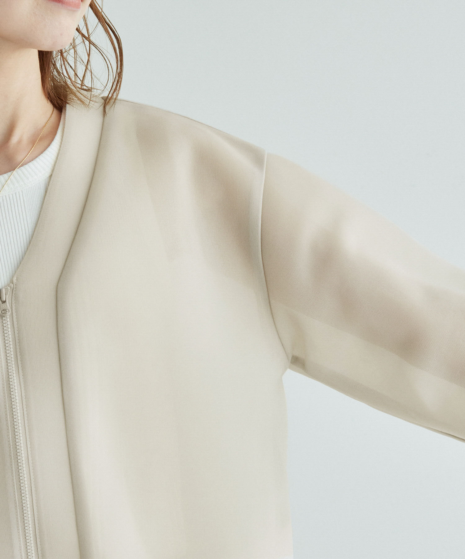 Rope&rsquo;Picnic「シアーダンボールブルゾン」|ブルゾン・スタジャン|