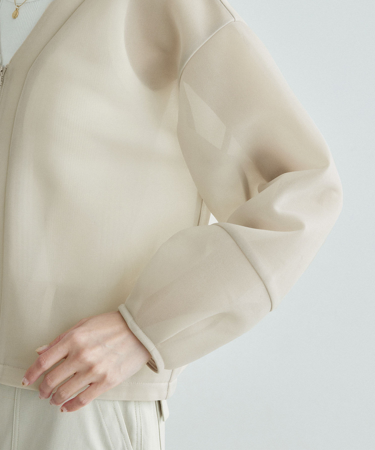 Rope&rsquo;Picnic「シアーダンボールブルゾン」|ブルゾン・スタジャン|