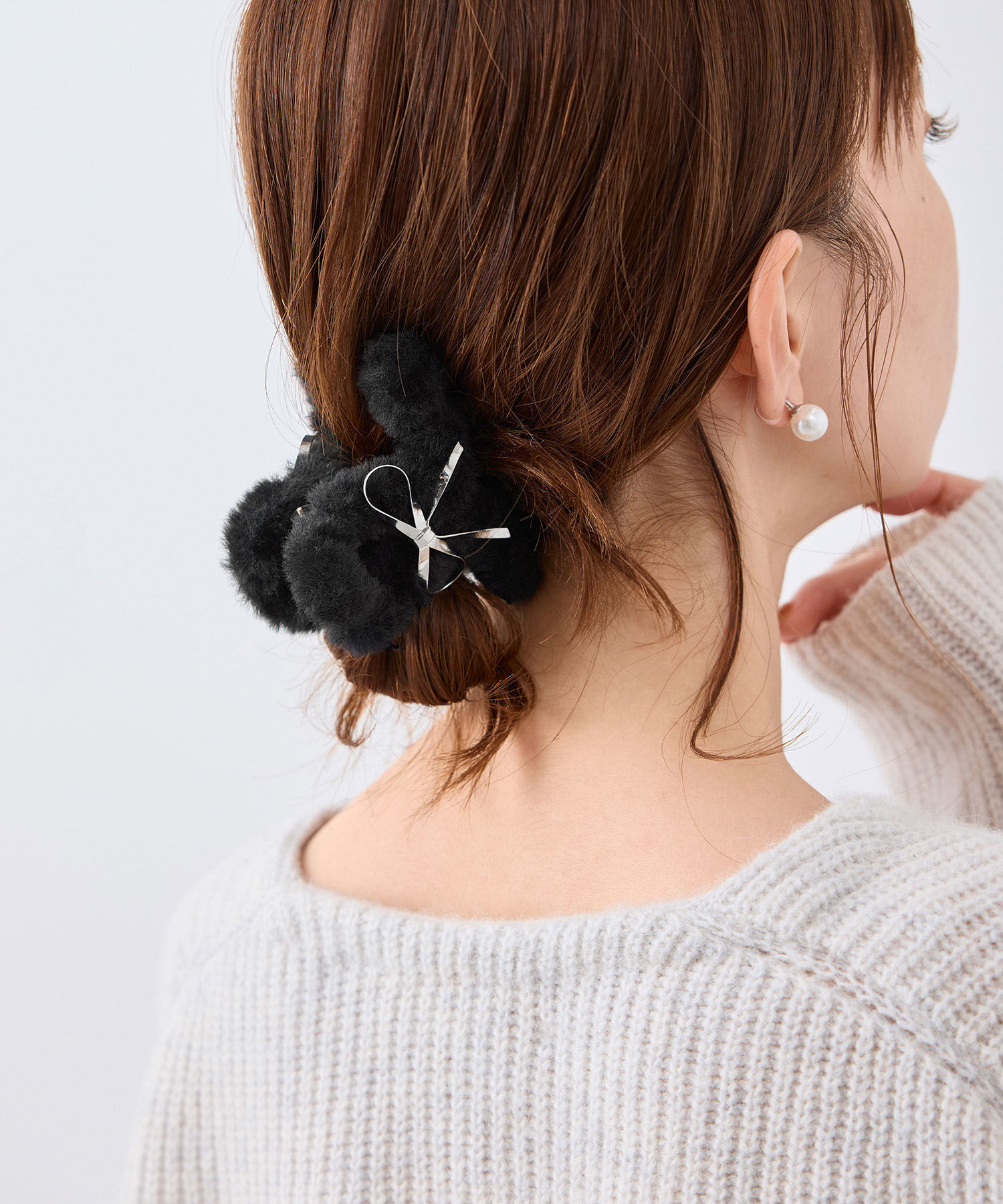 ROPE PICNIC PASSAGE「フェイクファーリボンヘアバンス」|その他|