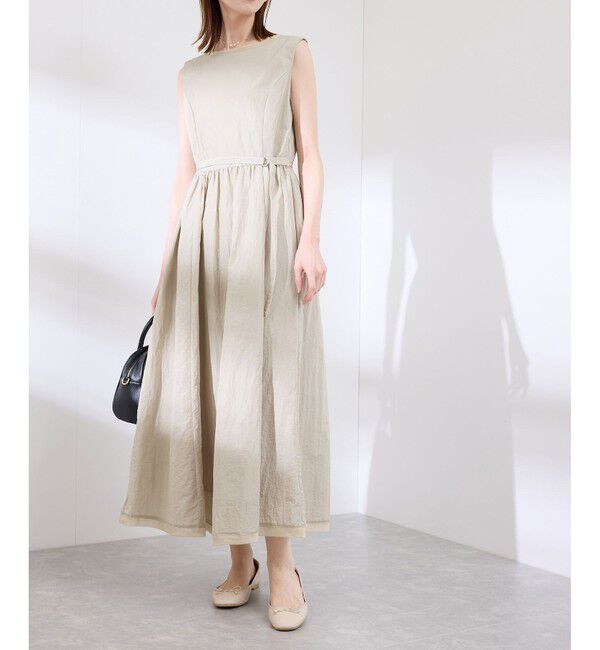 Rope&rsquo;Picnic「【emur/エミュール】ナイロンタフタデザインワンピース」|ワンピース|