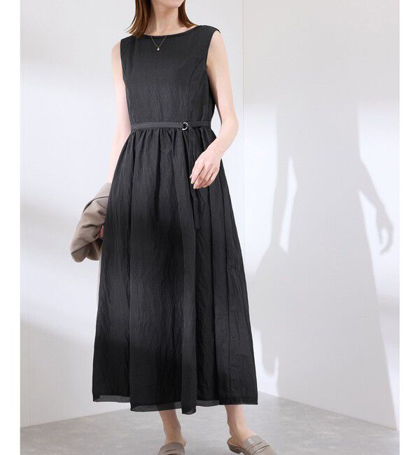 Rope&rsquo;Picnic「【emur/エミュール】ナイロンタフタデザインワンピース」|ワンピース|