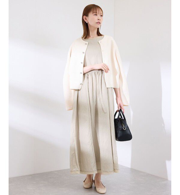 Rope&rsquo;Picnic「【emur/エミュール】ナイロンタフタデザインワンピース」|ワンピース|