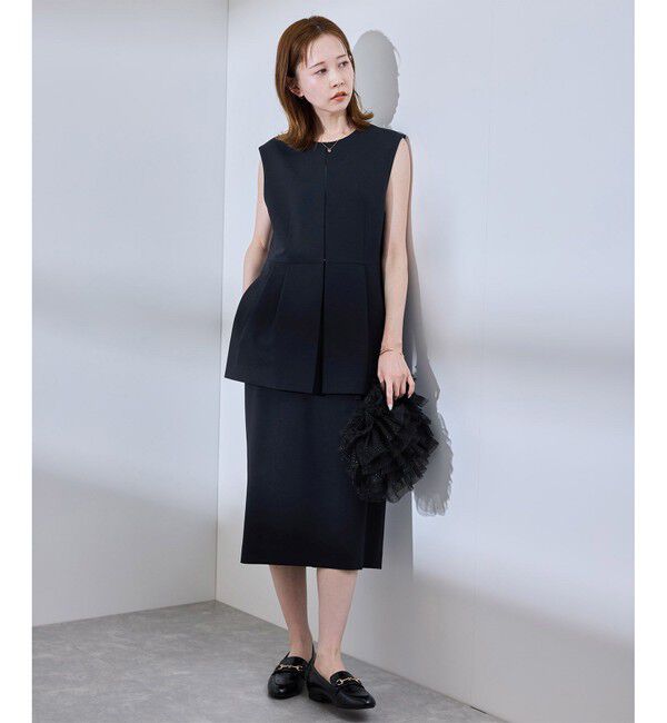 Rope&rsquo;Picnic「【UV対応】【リネンライク・シリーズ】アイラインスカート/通勤・セットアップ対応」|スカート|