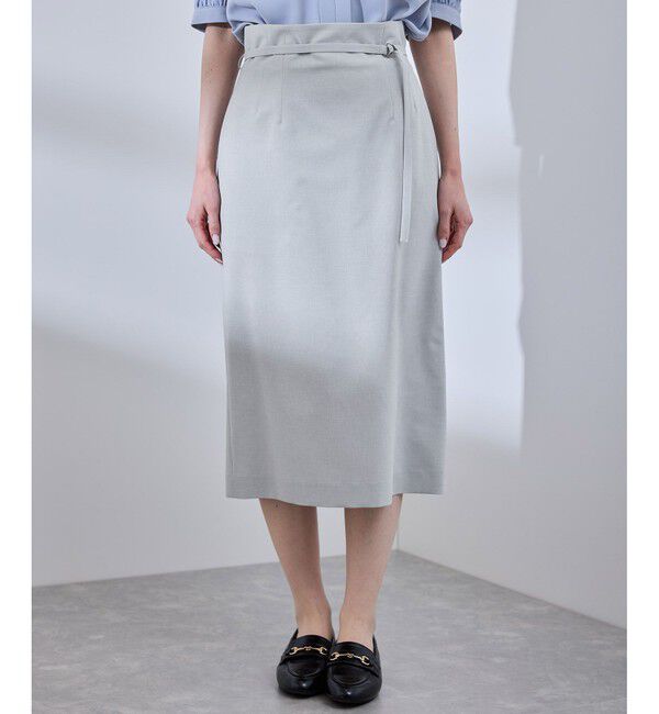 Rope&rsquo;Picnic「【UV対応】【リネンライク・シリーズ】アイラインスカート/通勤・セットアップ対応」|スカート|