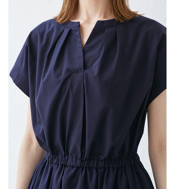 Rope&rsquo;Picnic「【UVカット・接触冷感・イージーケア】スキッパーシャツワンピース」|ワンピース|