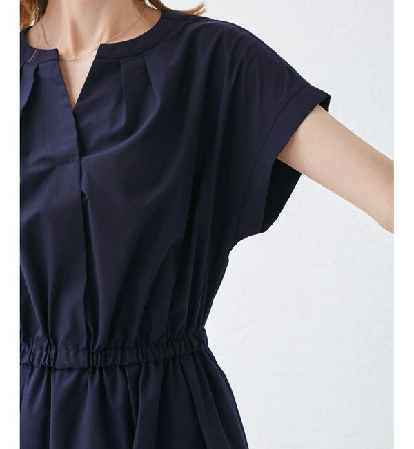 Rope&rsquo;Picnic「【UVカット・接触冷感・イージーケア】スキッパーシャツワンピース」|ワンピース|