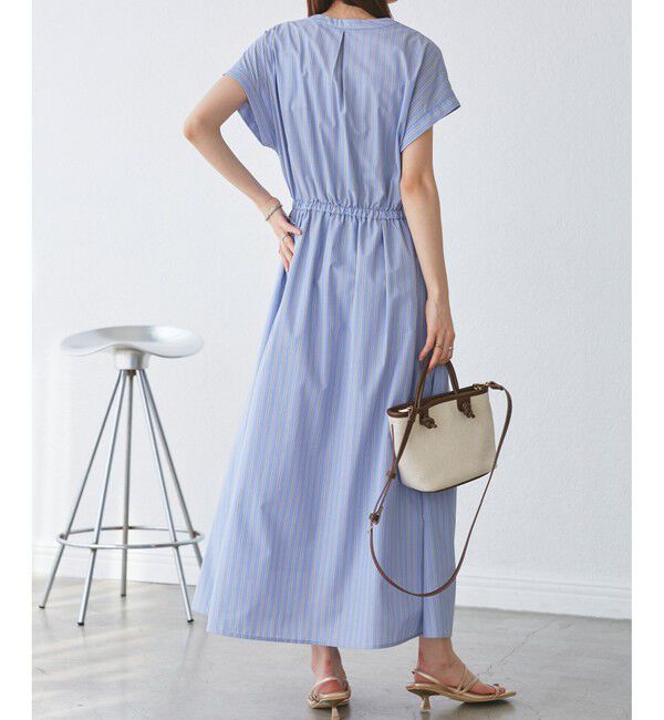 Rope&rsquo;Picnic「【UVカット・接触冷感・イージーケア】スキッパーシャツワンピース」|ワンピース|