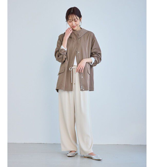 Rope&rsquo;Picnic「ミドル丈マウンテンパーカー スプリングコート/撥水・花粉ガード」|その他|