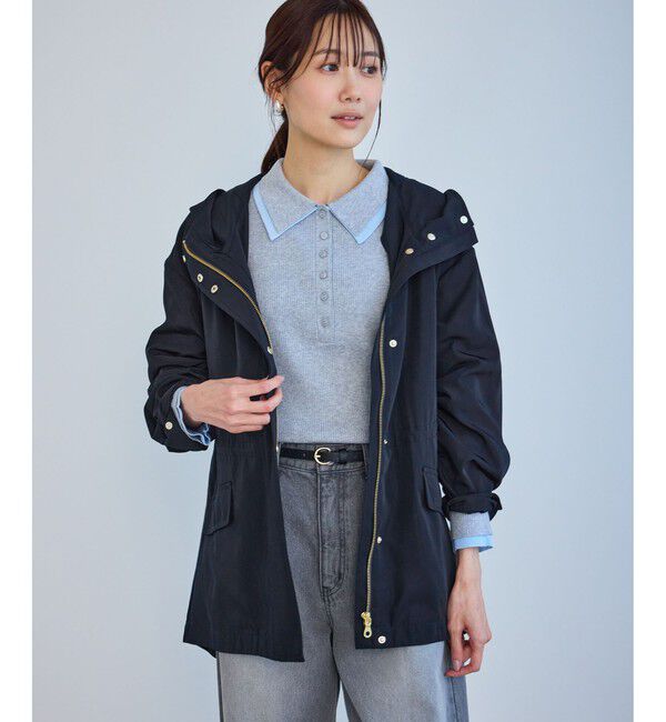 Rope&rsquo;Picnic「ミドル丈マウンテンパーカー スプリングコート/撥水・花粉ガード」|その他|