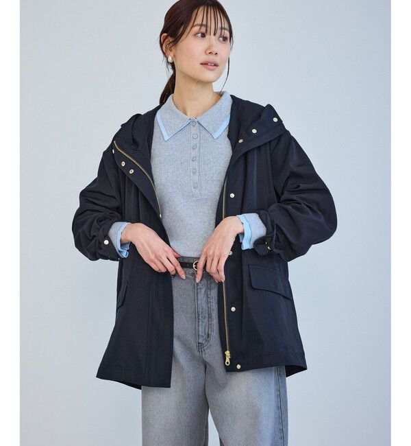 Rope&rsquo;Picnic「ミドル丈マウンテンパーカー スプリングコート/撥水・花粉ガード」|その他|