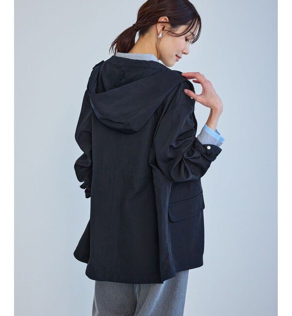 Rope&rsquo;Picnic「ミドル丈マウンテンパーカー スプリングコート/撥水・花粉ガード」|その他|