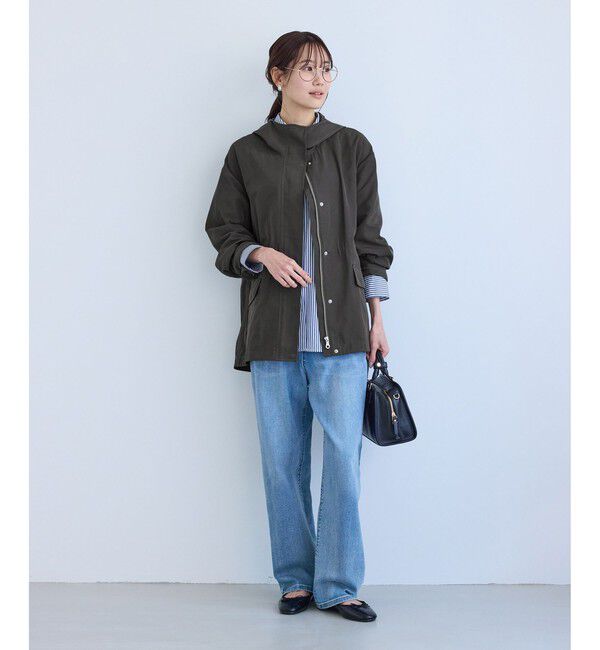 Rope&rsquo;Picnic「ミドル丈マウンテンパーカー スプリングコート/撥水・花粉ガード」|その他|