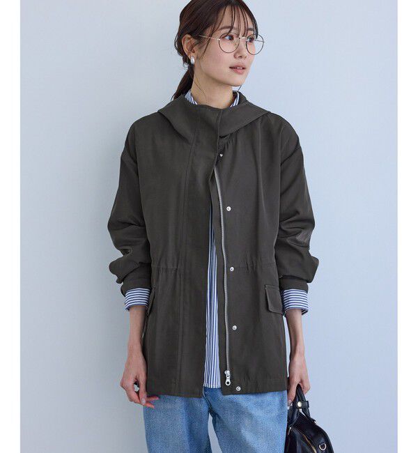 Rope&rsquo;Picnic「ミドル丈マウンテンパーカー スプリングコート/撥水・花粉ガード」|その他|