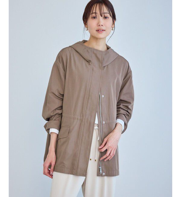 Rope&rsquo;Picnic「ミドル丈マウンテンパーカー スプリングコート/撥水・花粉ガード」|その他|