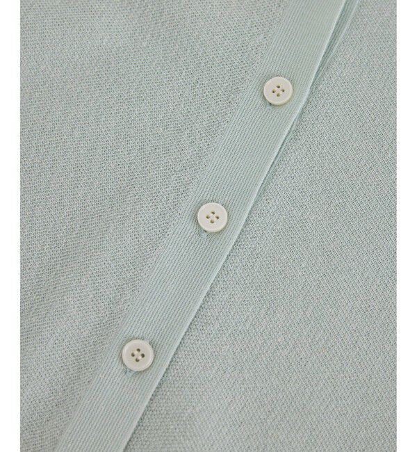 Rope&rsquo;Picnic「スポンジシアーポロカーディガン/イージーケア」|カーディガン|