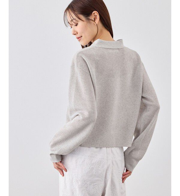 Rope&rsquo;Picnic「スポンジシアーポロカーディガン/イージーケア」|カーディガン|