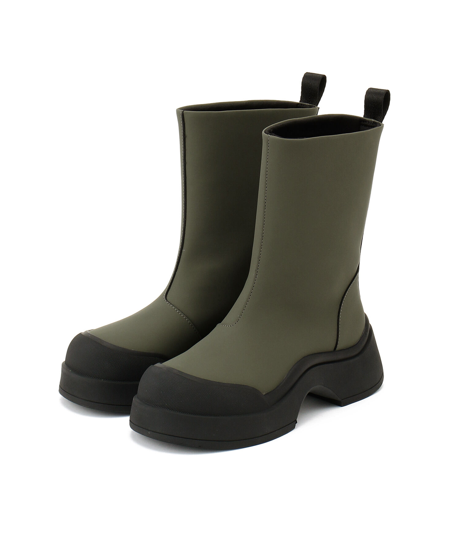 ADAM ET ROPE'「晴雨兼用ボリュームソールミドル丈ブーツ」|その他|