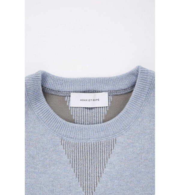 ADAM ET ROPE'「ヘビーウェイト 杢スウェット ニット / ユニセックス」|スウェット・ジャージ|