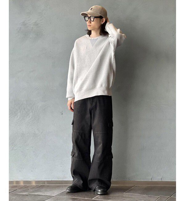 ADAM ET ROPE'「ヘビーウェイト 杢スウェット ニット / ユニセックス」|スウェット・ジャージ|