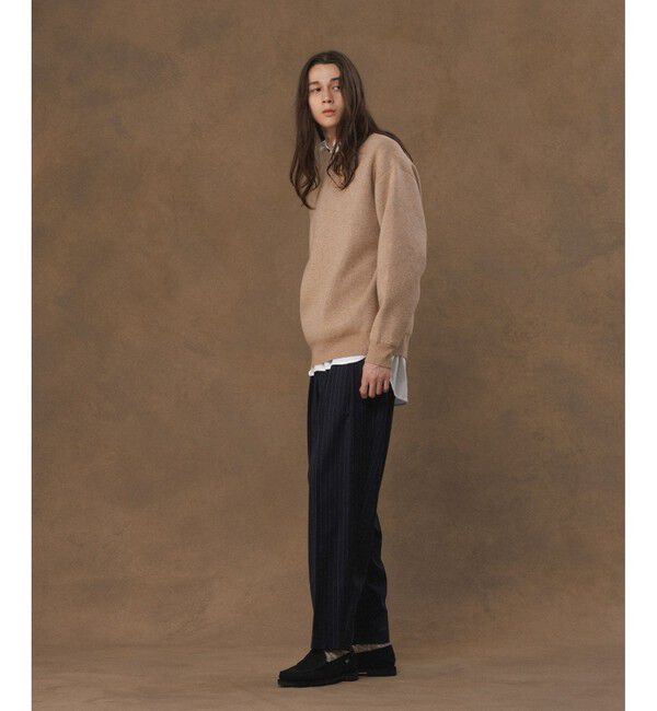 ADAM ET ROPE'「ヘビーウェイト 杢スウェット ニット / ユニセックス」|スウェット・ジャージ|