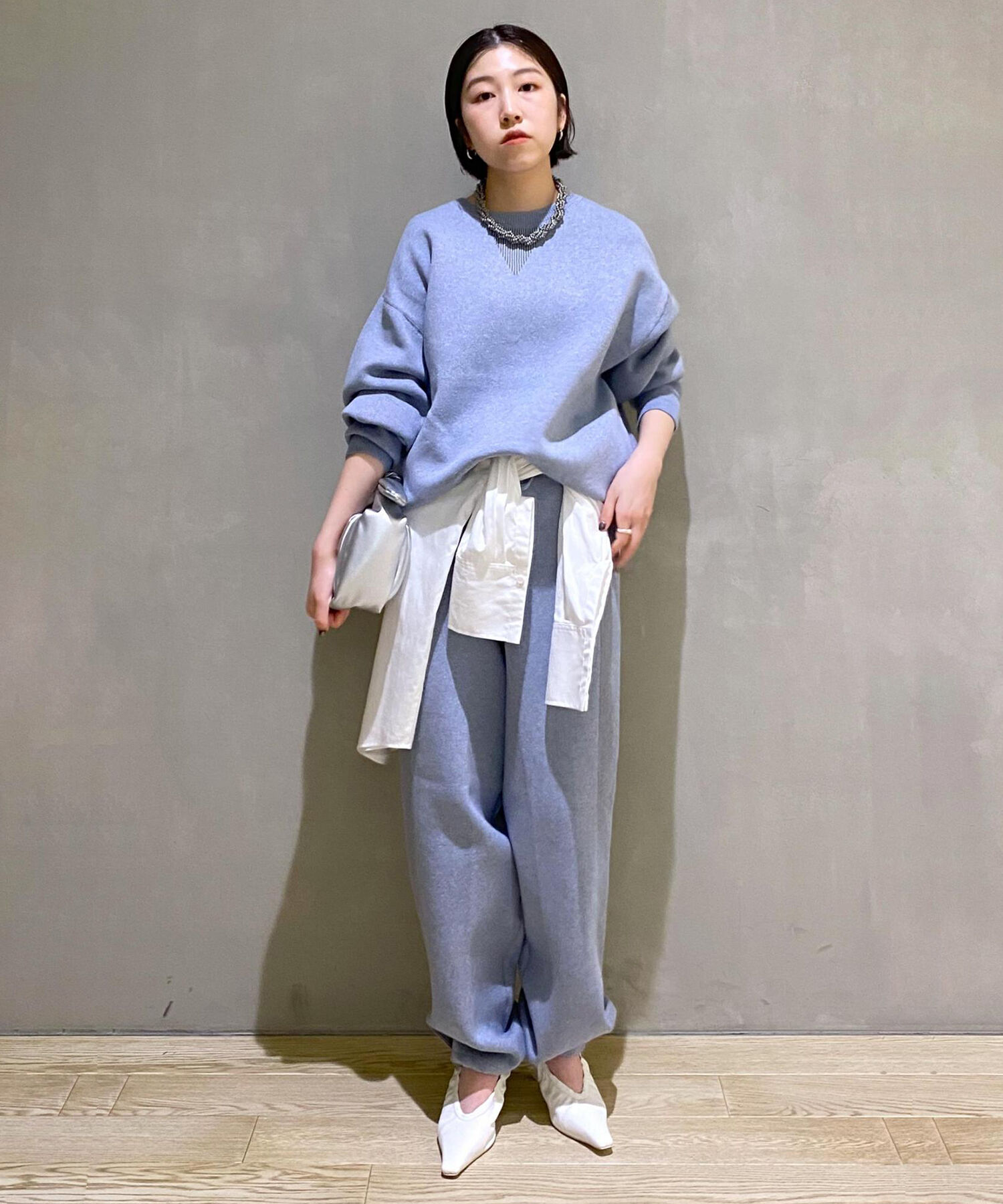 ADAM ET ROPE'「ヘビーウェイト 杢スウェット ニット / ユニセックス」|スウェット・ジャージ|