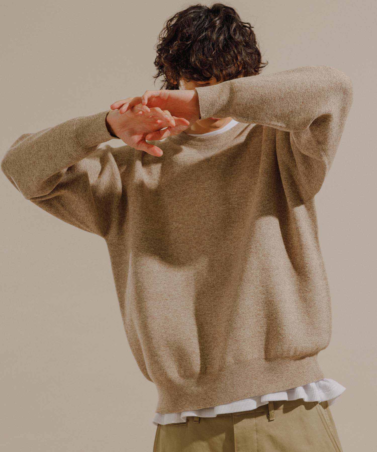 ADAM ET ROPE'「ヘビーウェイト 杢スウェット ニット / ユニセックス」|スウェット・ジャージ|