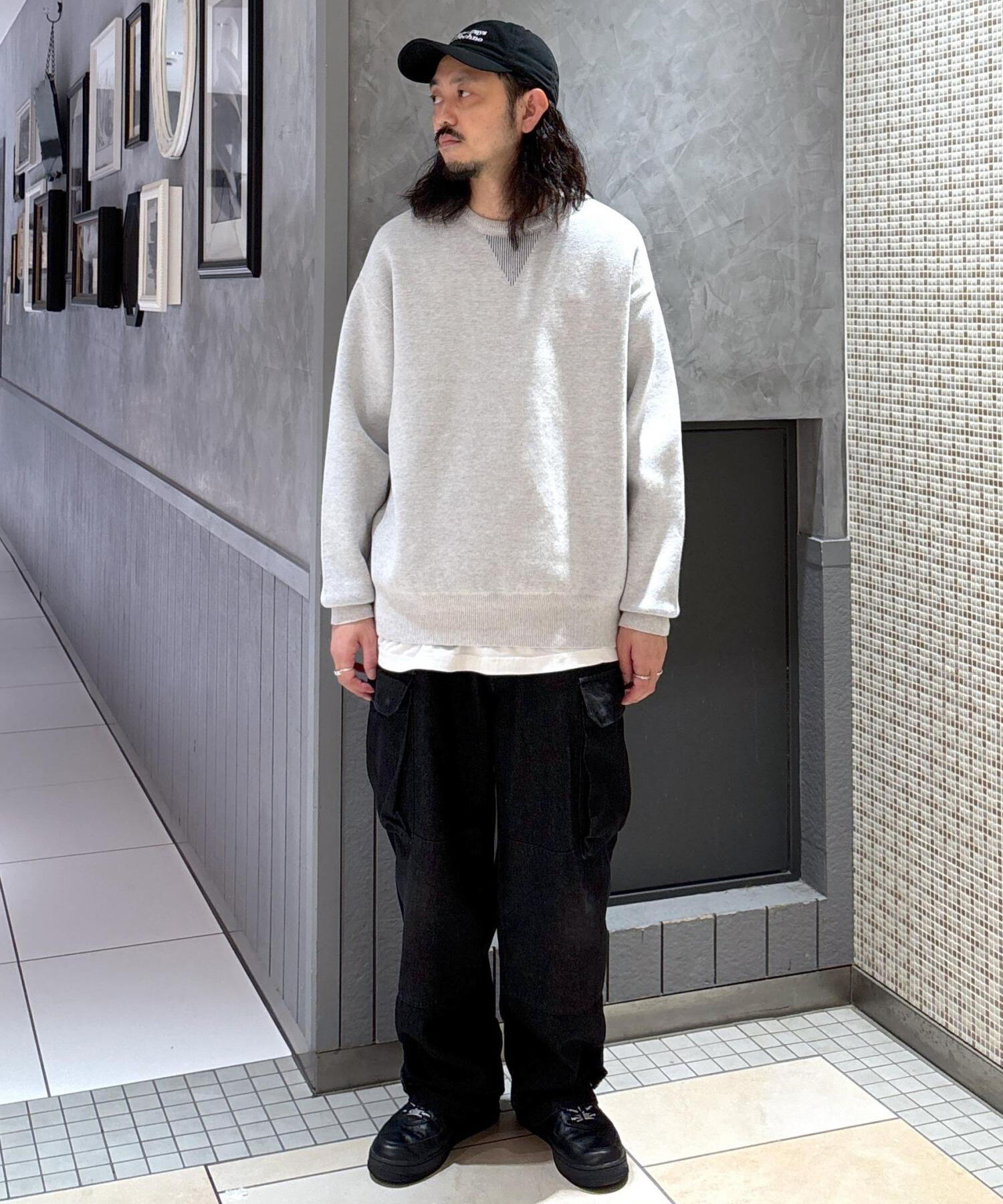 ADAM ET ROPE'「ヘビーウェイト 杢スウェット ニット / ユニセックス」|スウェット・ジャージ|