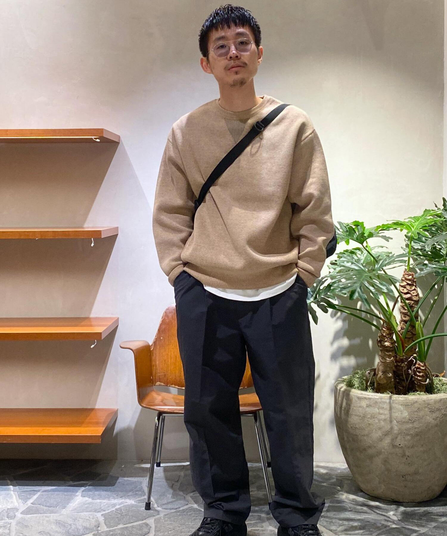 ADAM ET ROPE'「ヘビーウェイト 杢スウェット ニット / ユニセックス」|スウェット・ジャージ|