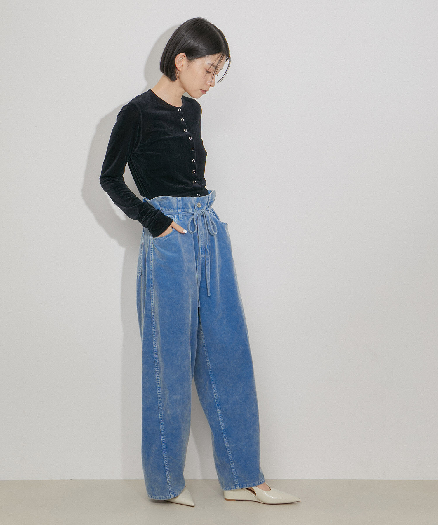 ADAM ET ROPE'「【一部WEB限定サイズ】ガーメントダイコーデュロイパンツ」|その他|