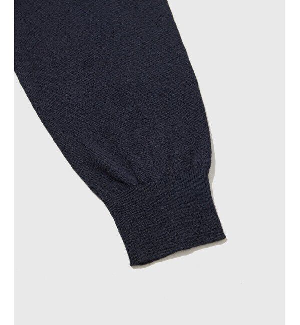 ADAM ET ROPE'「リネン コットン ジップ カーディガン / ロングシーズン着用可能」|カーディガン|