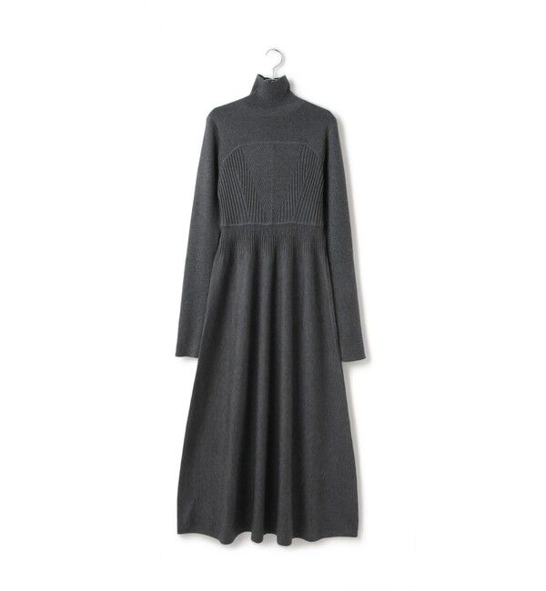 ADAM ET ROPE'「【WEB限定】MIXパターンニットワンピース」|ワンピース|