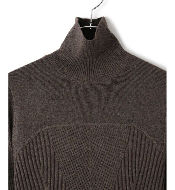 ADAM ET ROPE'「【WEB限定】MIXパターンニットワンピース」|ワンピース|