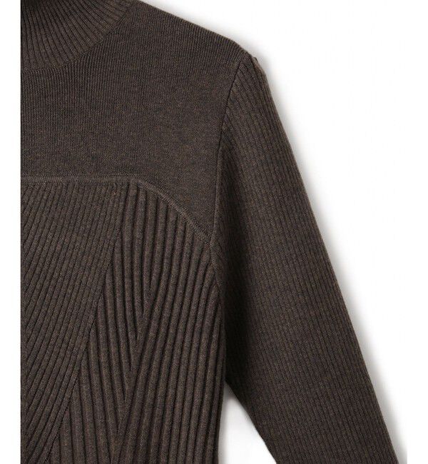 ADAM ET ROPE'「【WEB限定】MIXパターンニットワンピース」|ワンピース|